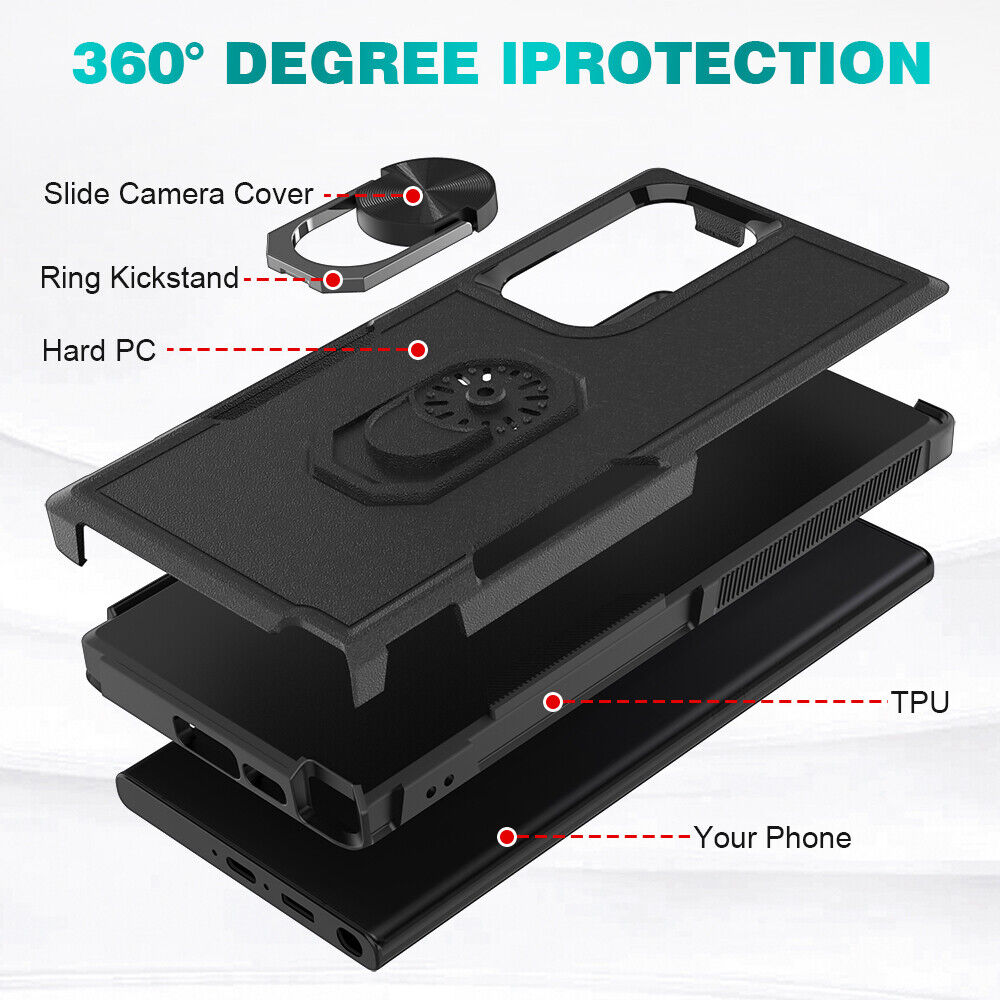 Étui à anneau robuste pour Samsung Galaxy S24 Ultra Étui à anneau robuste pour Samsung Galaxy S24 Ultra